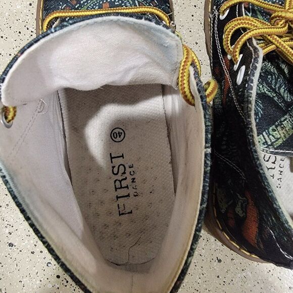 Rare First Dance Men’s Shoes Boots Skull Cherokee Indian Size 40 EU 7 US - Picture 7 of 8